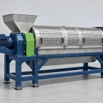 Illustrative AI concept of Horizontal Dewatering Machine; not a verified Rayli model.