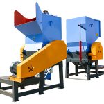 Industrial PET plastic crusher for crushing PET bottles into flakes