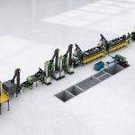 HDPE rigid plastic recycling line for waste hard HDPE plastic reprocessing