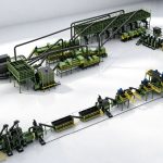 PET bottle recycling washing production line for waste PET bottle processing