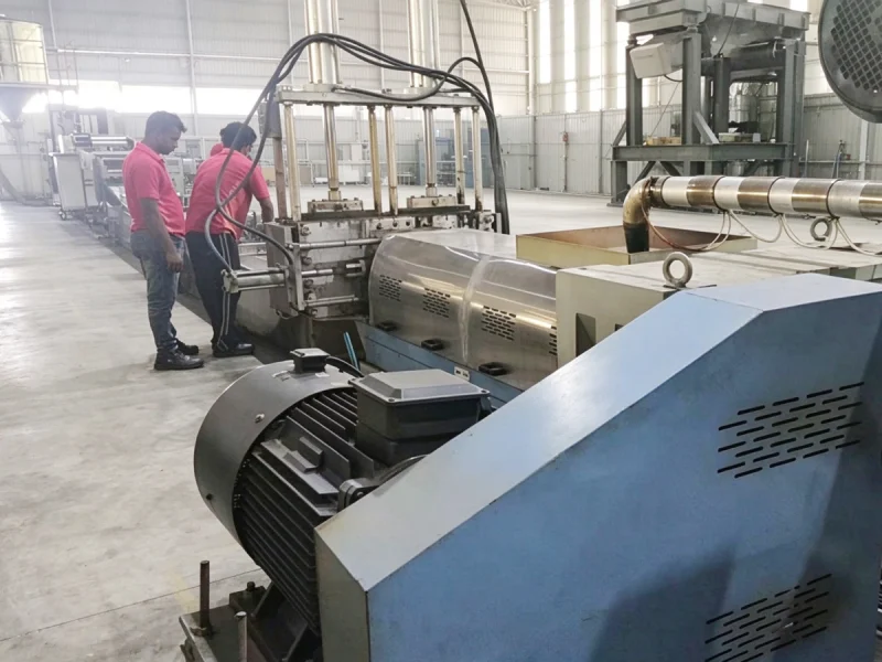 1000kg/h 190mm granulator for HDPE rigid flakes, Malaysia recycling project